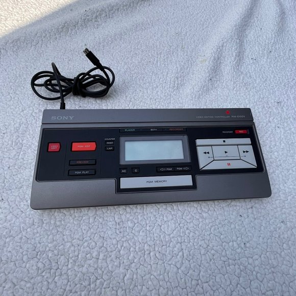 SONY VIDEO EDITING CONTROLLER RM-E100V - Picture 1 of 10
